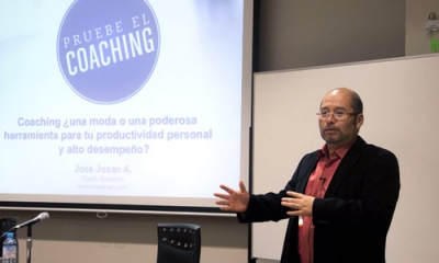 El 'coach' José Josán en la Ulima.